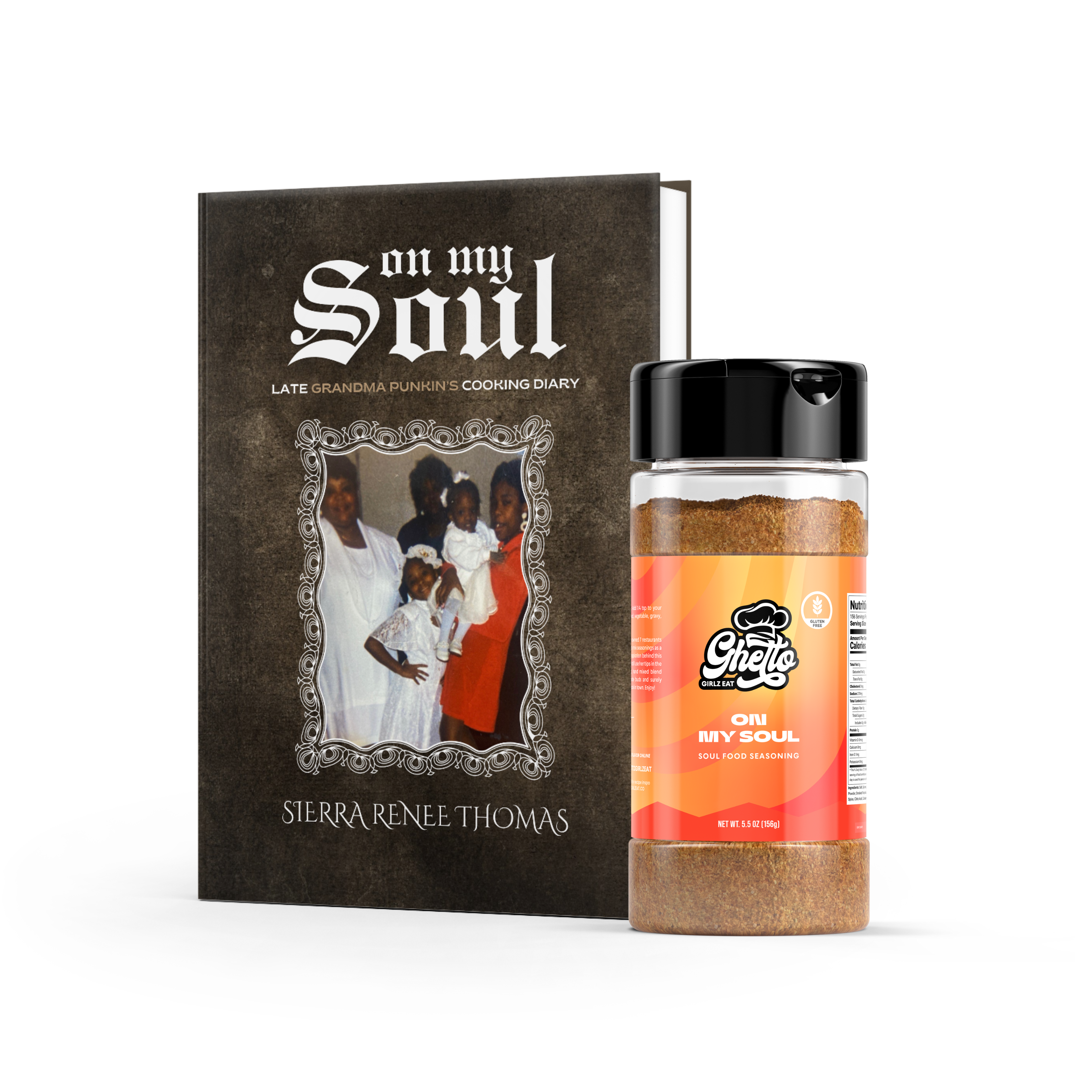 On My Soul Bundle (Digital + Physical Cookbook) on my soul hand crafted seasoning.