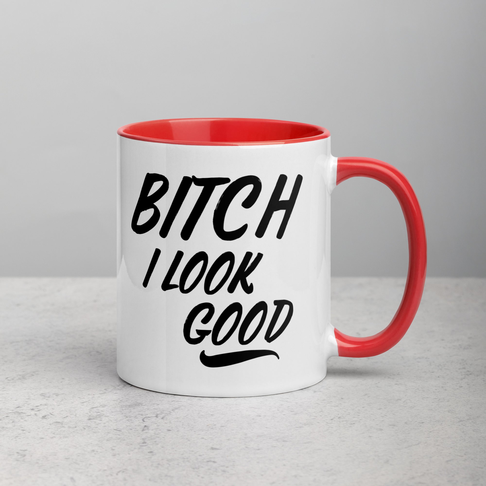 I Look Good Mug with Color Inside