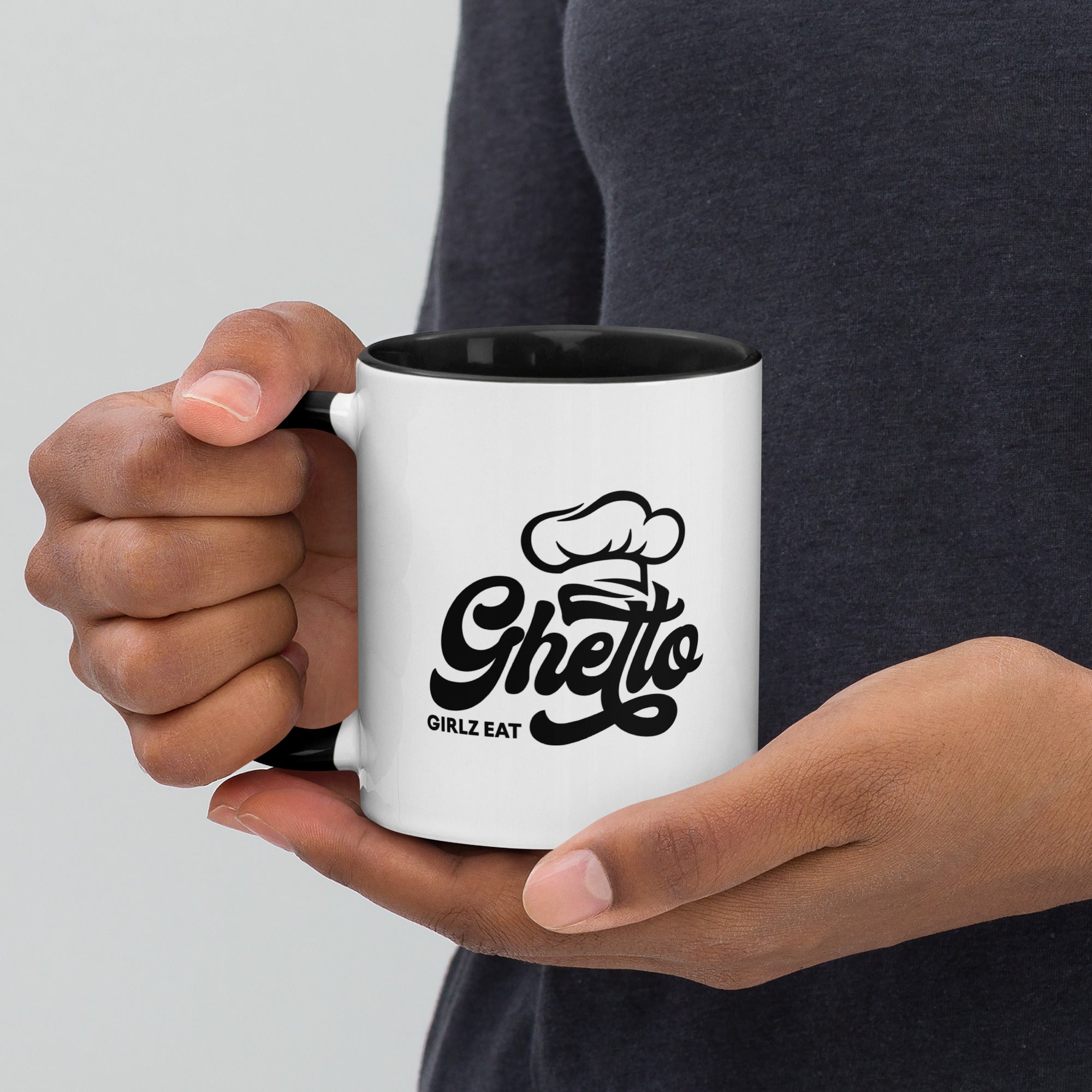 Ghetto Girlz Eat Mug with Color Inside