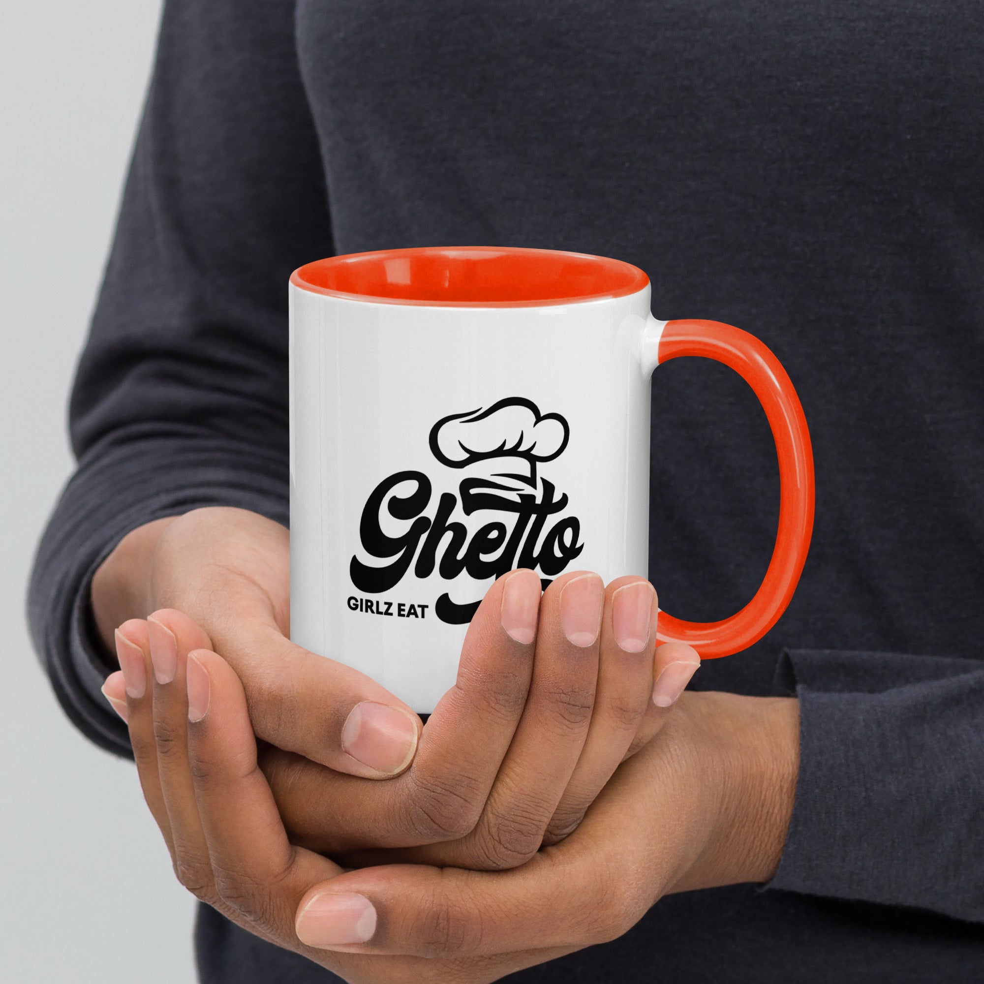 Ghetto Girlz Eat Mug with Color Inside