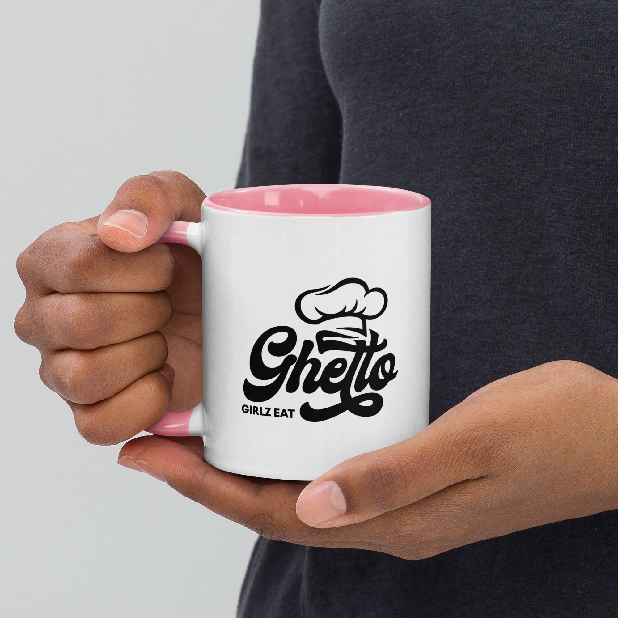 Ghetto Girlz Eat Mug with Color Inside