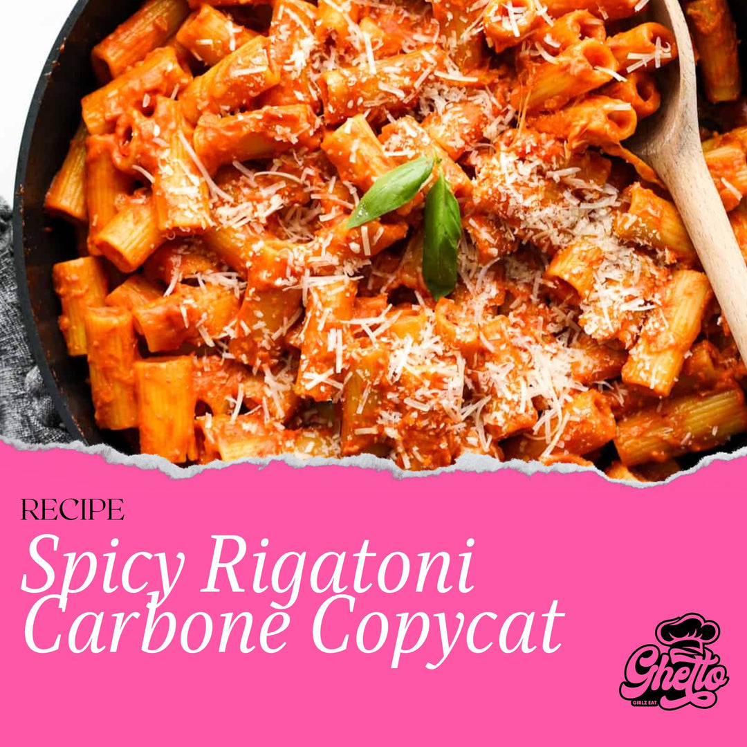 FREE RECIPE: Spicy Rigatoni (Carbone Copy Cat)