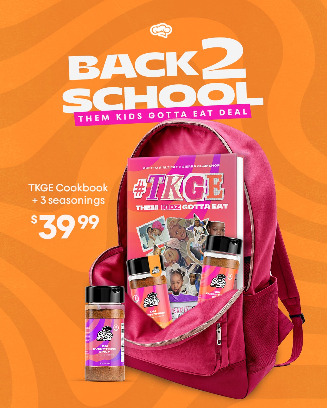 Back 2 School: TGKE Cookbook + 3 Seasonings Deal