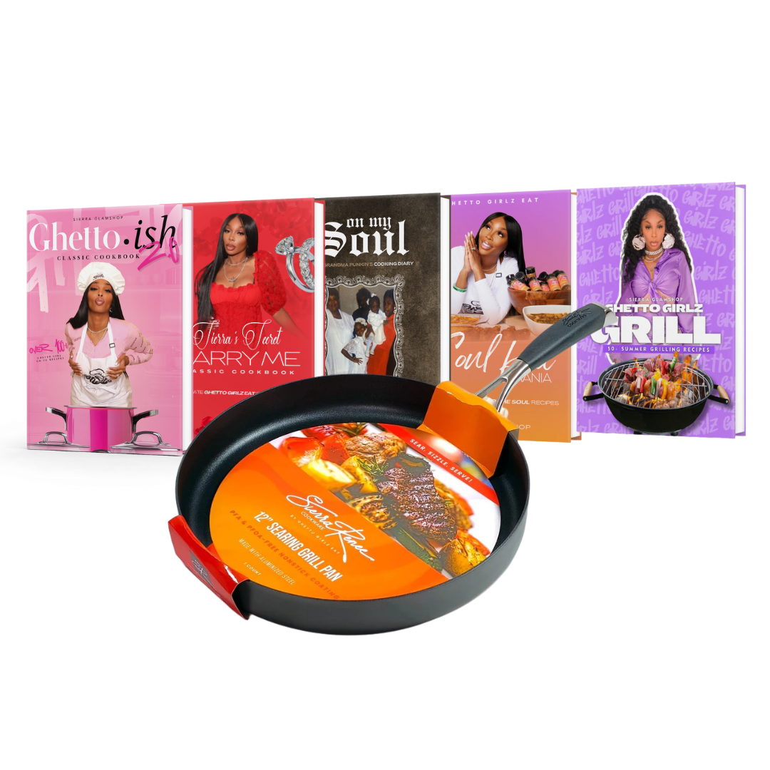 Sierra's 12" Grill Pan + $5 Cookbook Bundle