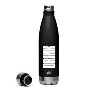 POUR UP DRINK Stainless Steel Water Bottle (Black)