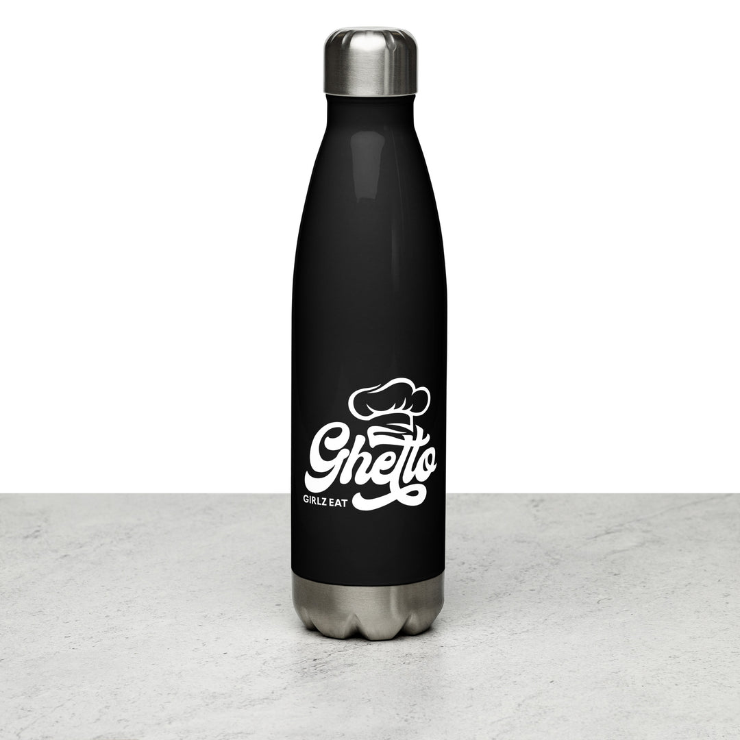 Sippin' Stainless Steel Water Bottle (Black)