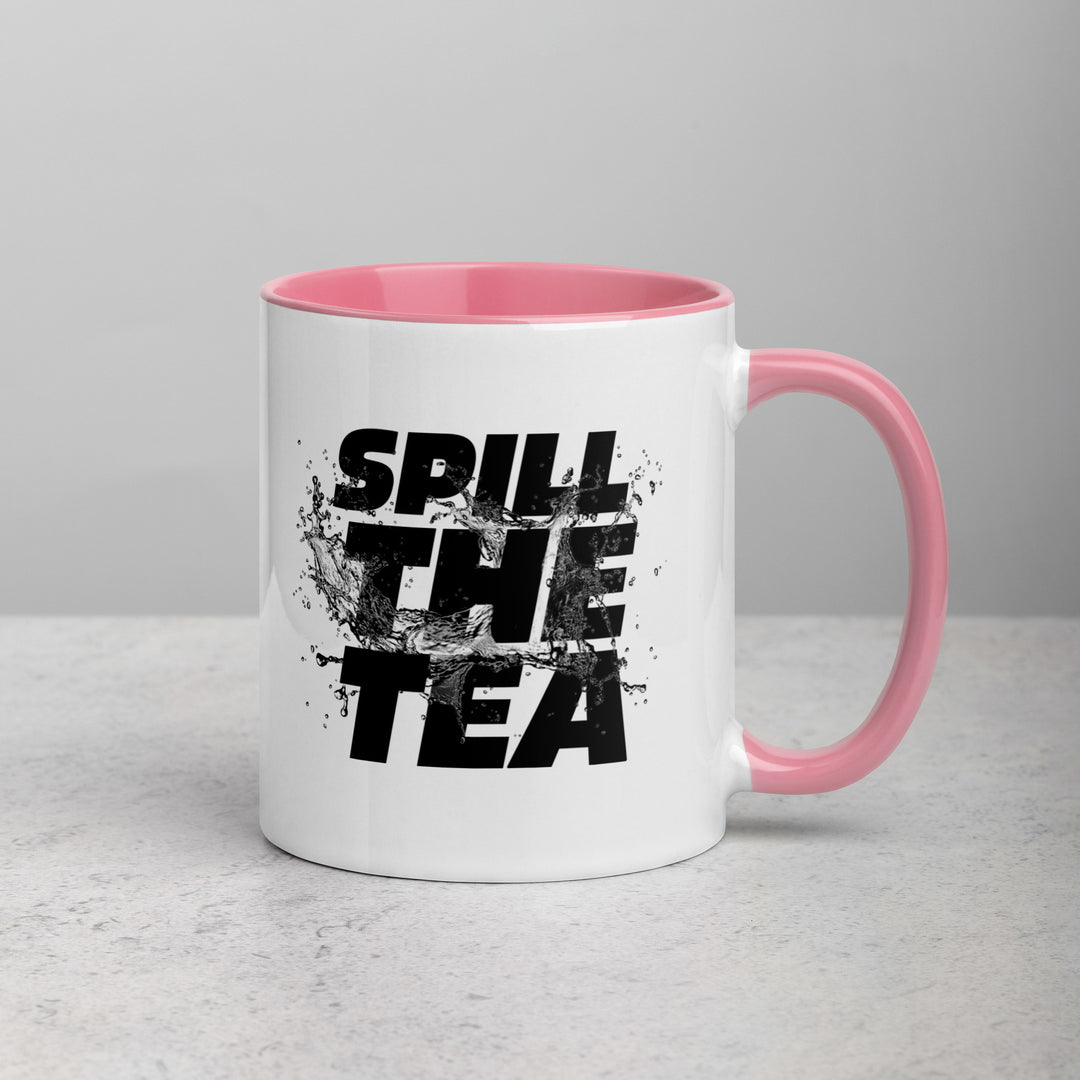 Spill the Tea Mug with Color Inside
