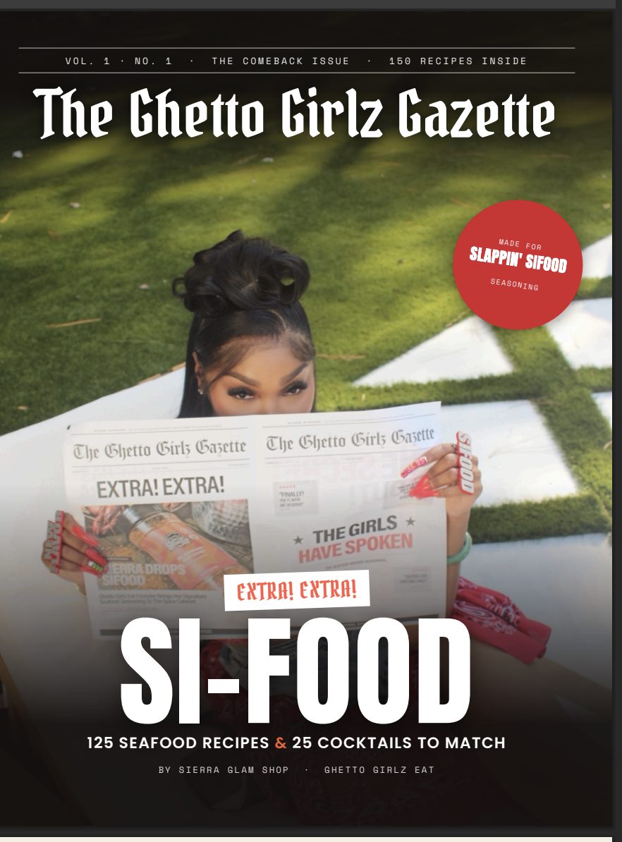 The Ghetto Girlz Gazette SiFood cookbook cover